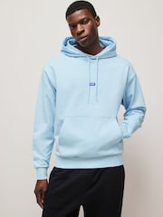 HUGO Blue Logo 100% Cotton Hoodie - Image 1 of 4