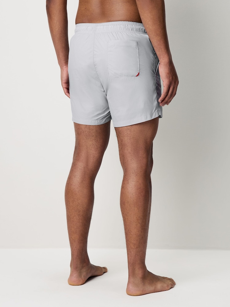 HUGO Grey Haiti Swim Shorts - Image 2 of 2 HUGO Grey Haiti Swim Shorts - Image 2 of 2