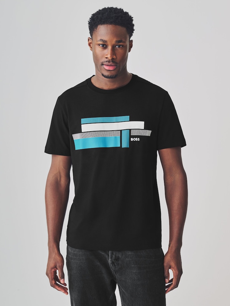 BOSS Black Relaxed Fit Graphic T-Shirt - Image 1 of 4