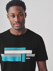 BOSS Black Relaxed Fit Graphic T-Shirt - Image 3 of 4