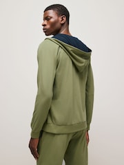 BOSS Green Regular Fit Zip Through Hooded Jacket - Image 2 of 4