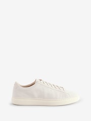 BOSS White Kieran Logo Trainers - Image 1 of 4
