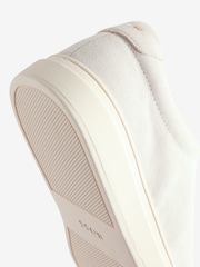 BOSS White Kieran Logo Trainers - Image 3 of 4