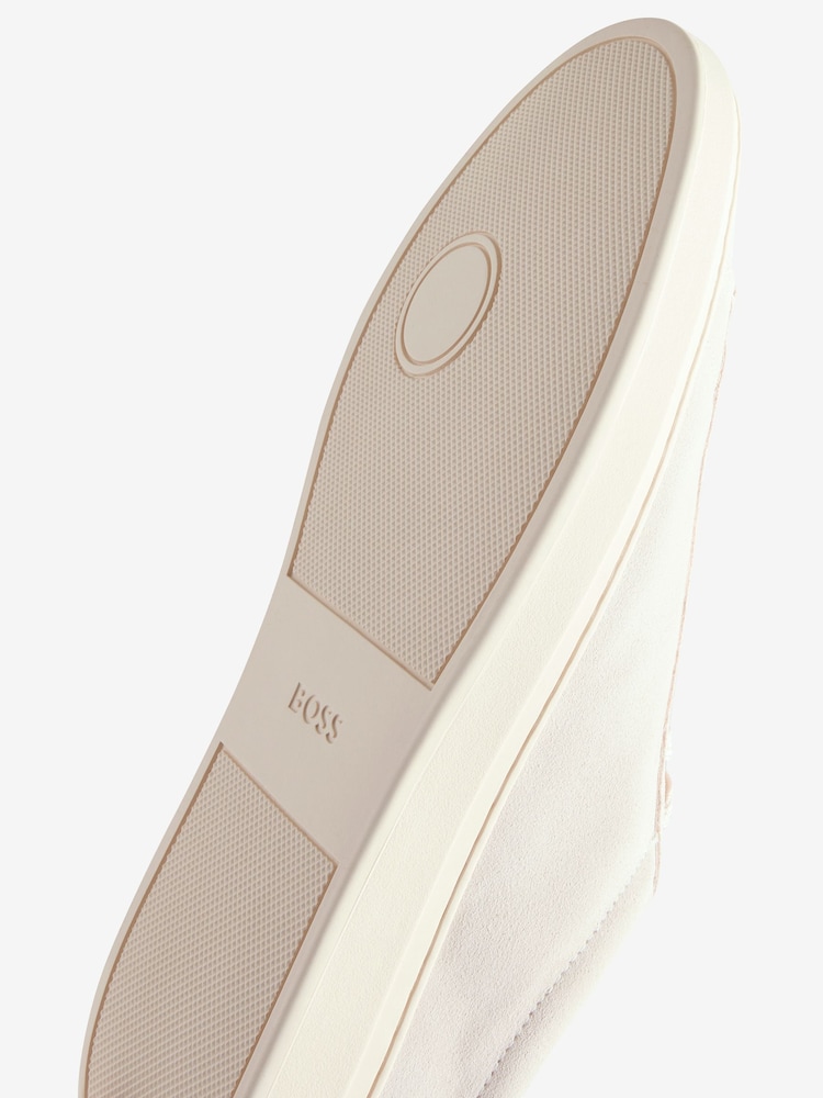 BOSS White Kieran Logo Trainers - Image 4 of 4 BOSS White Kieran Logo Trainers - Image 4 of 4