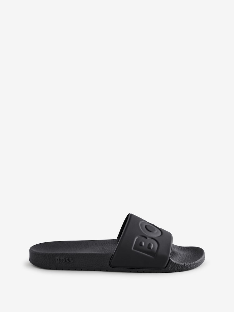 BOSS Black Logo Sliders - Image 1 of 5