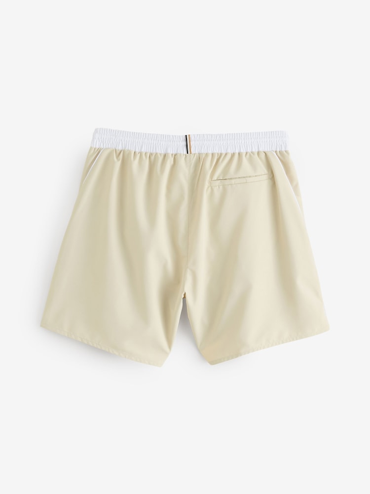 BOSS Natural Mooneye Logo Swim Shorts - Image 2 of 6