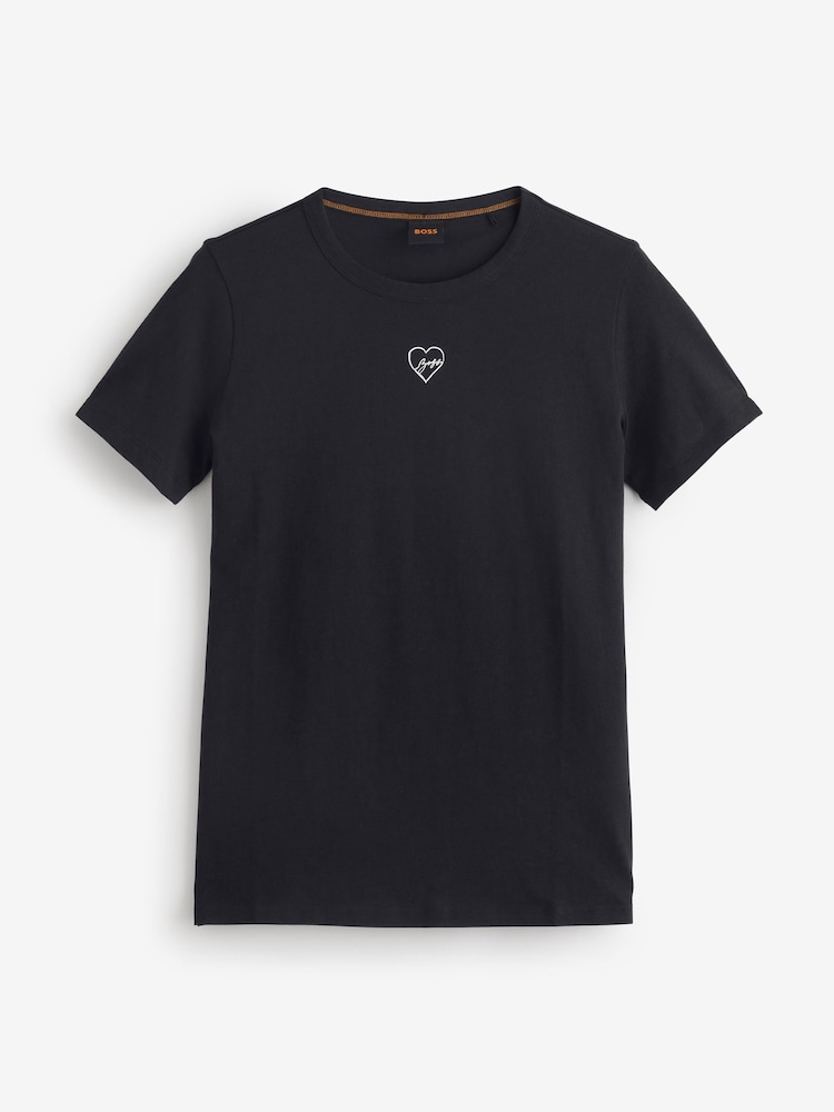 BOSS Slim Fit Logo 100% Cotton T-Shirt - Imagen 5 de 5