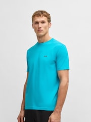 BOSS Blue Regular Fit Logo T-Shirt - Image 1 of 7