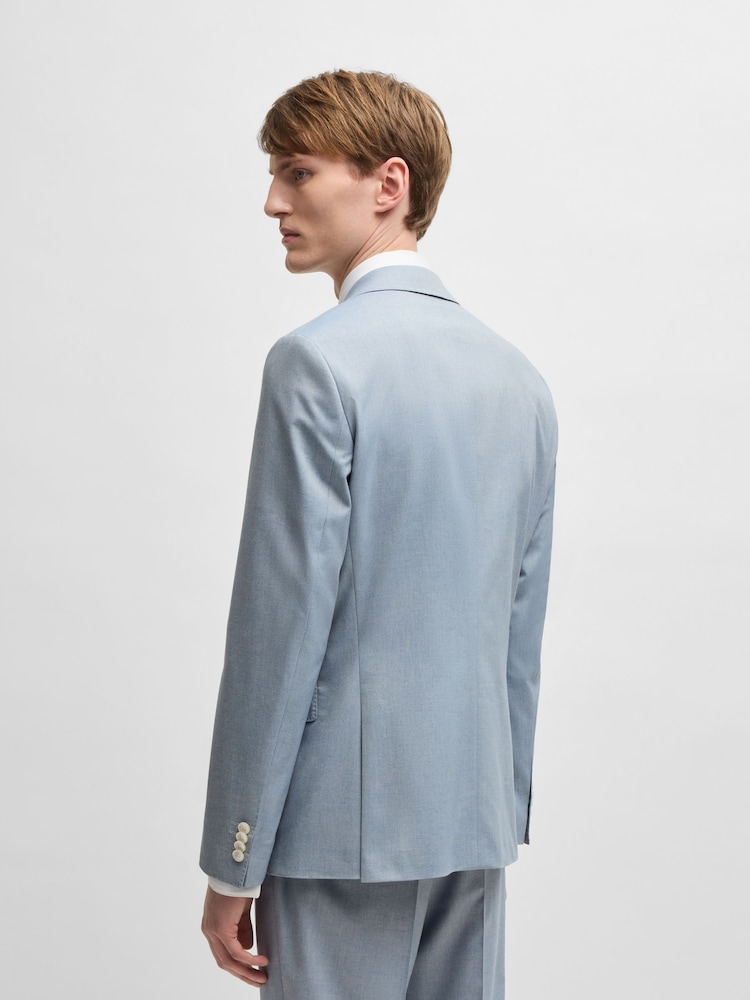 BOSS Blue Hutson Slim-Fit Tuxedo Jacket - Image 2 of 6