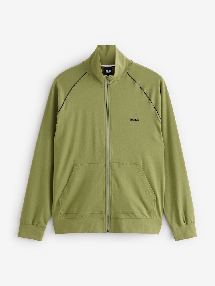 BOSS Green Regular Fit Zip Through Jacket - Image 4 of 4