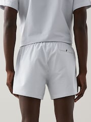 BOSS Blue Stripe Swim Shorts - Image 2 of 9