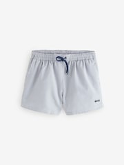 BOSS Blue Stripe Swim Shorts - Image 6 of 9