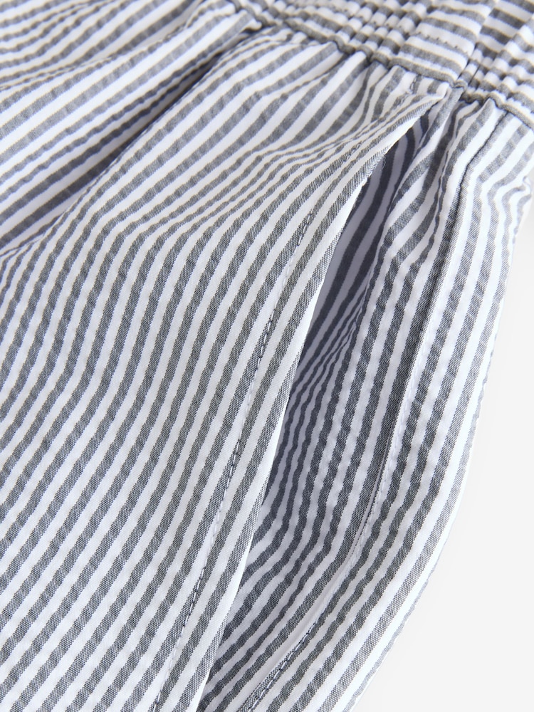 BOSS Blue Stripe Swim Shorts - Image 9 of 9