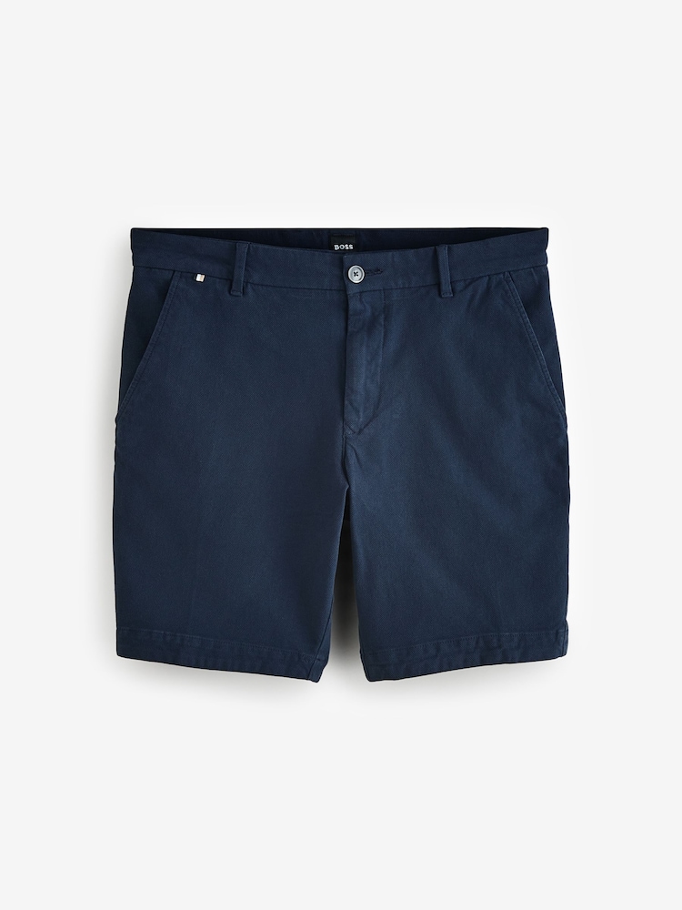 BOSS Blue Slim-Fit Shorts - Image 1 of 1