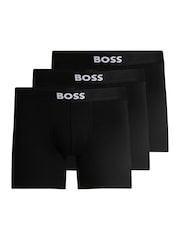 Cromo preto - BOSS One Logo Boxers 3 Pack - Imagem 1 de 5