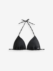 HUGO Black Logo Triangle Bikini Top - Image 1 of 2