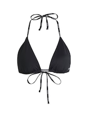HUGO Black Logo Triangle Bikini Top - Image 2 of 2