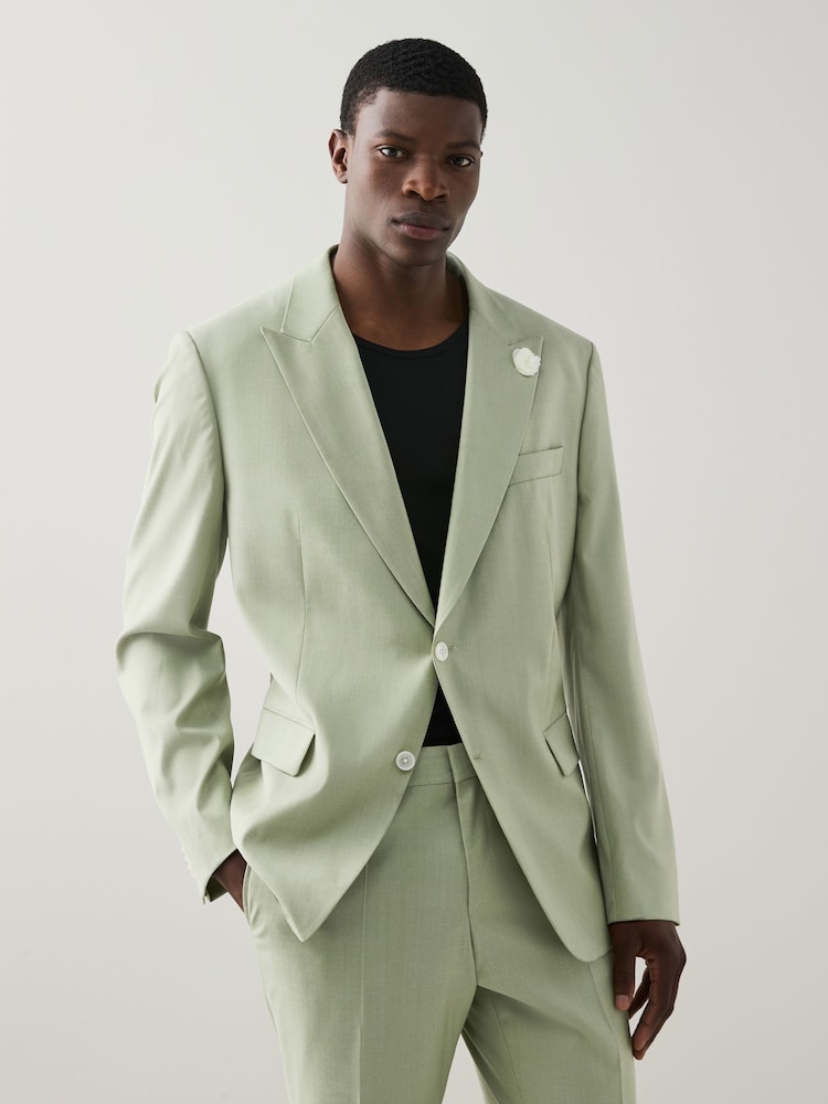 BOSS Green Hutson Slim-Fit Tuxedo Jacket - Image 1 of 6
