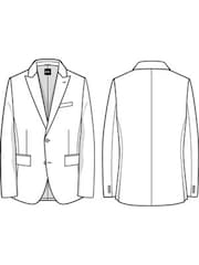 BOSS Green Hutson Slim-Fit Tuxedo Jacket - Image 6 of 6