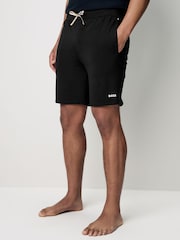 Черный - BOSS Unique Logo Shorts - Image 1 of 4