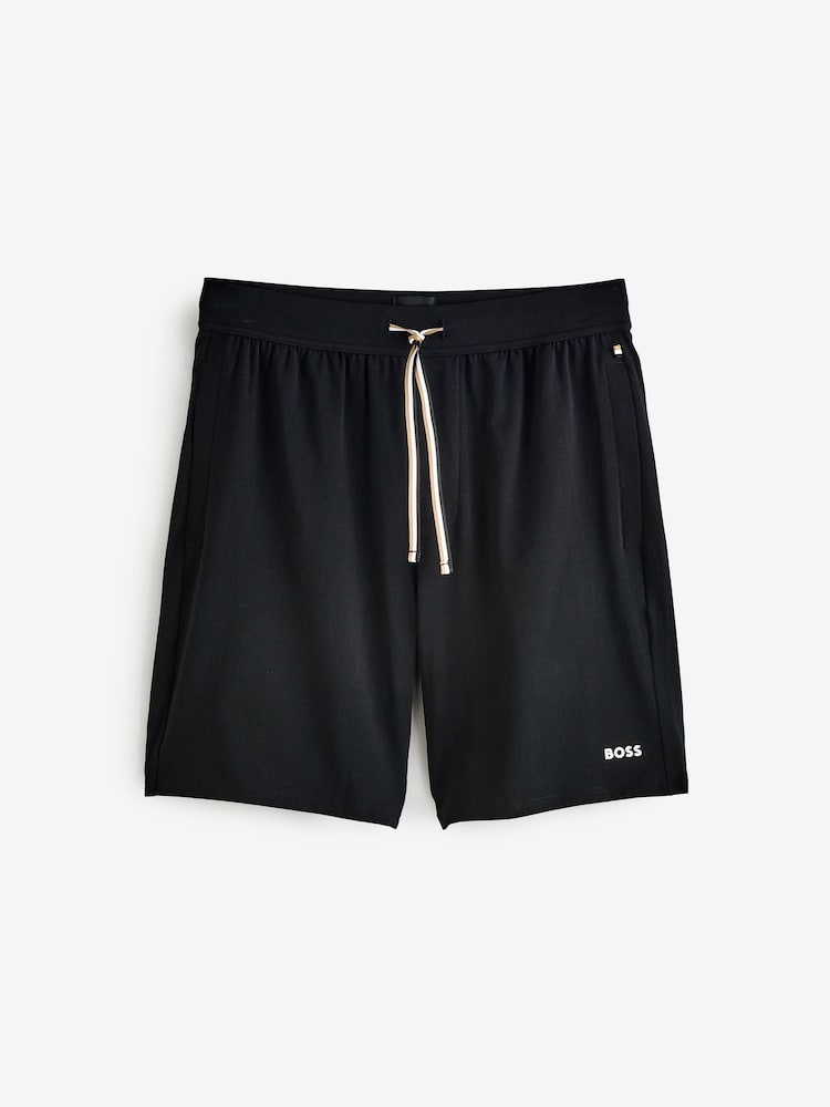 Черный - BOSS Unique Logo Shorts - Image 4 of 4