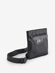 HUGO Black Stacked Logo Envelope Bag - Image 2 of 5