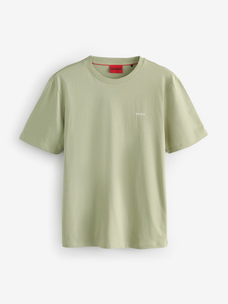HUGO Green 100% Cotton Logo T-Shirt - Image 1 of 1
