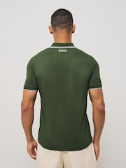 BOSS Green Paddy Pro Tipped Collar Polo Shirt - Image 2 of 5