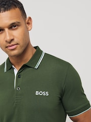 BOSS Green Paddy Pro Tipped Collar Polo Shirt - Image 3 of 5