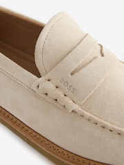 BOSS White Kope Loafers - Image 6 of 6