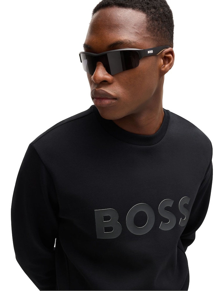 BOSS Black Regular-Fit Logo Sweatshirt - Image 2 of 3