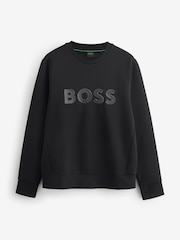 BOSS Black Regular-Fit Logo Sweatshirt - Image 3 of 3