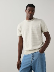BOSS Brown Relaxed Fit Box Logo T-Shirt - Image 1 of 4