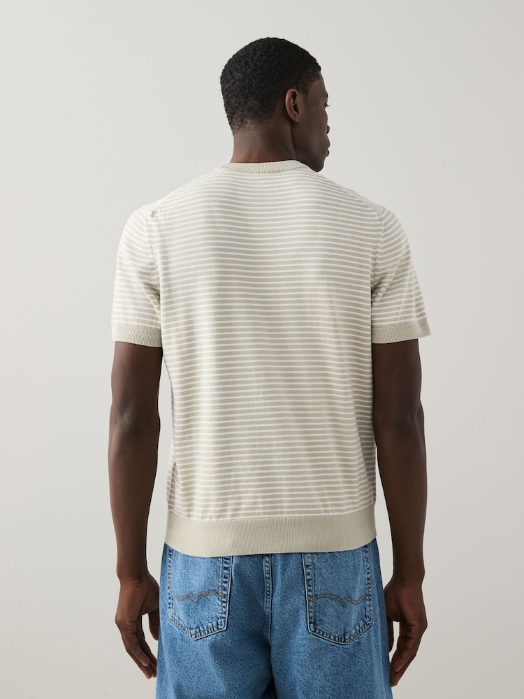 BOSS Brown Relaxed Fit Box Logo T-Shirt - Image 2 of 4