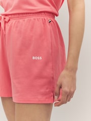 BOSS Pink Jersey Shorts - Image 4 of 6