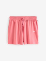 BOSS Pink Jersey Shorts - Image 6 of 6