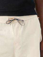 BOSS White Unique Logo Shorts - Image 4 of 6