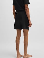 HUGO Black Waffle Shorts - Image 3 of 3