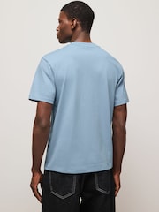 HUGO Blue Relaxed-Fit 100% Cotton T-Shirt - Image 2 of 4