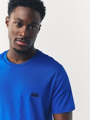BOSS Blue Dark Regular Fit T-Shirts 3 Pack - Image 3 of 5