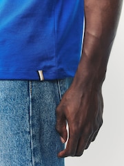 BOSS Blue Dark Regular Fit T-Shirts 3 Pack - Image 4 of 5