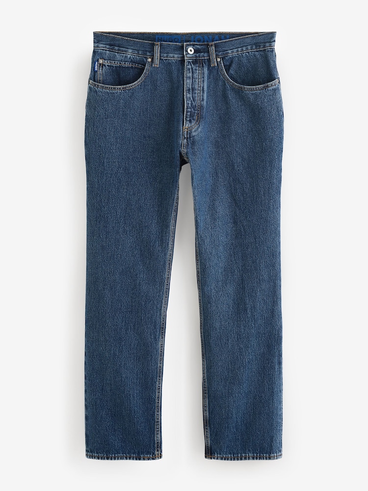 HUGO Dark Blue Jonah Denim 100% Cotton  Jeans - Image 1 of 1