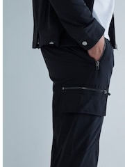 River Island Black Skinny Fit Cargo Trousers - Image 4 of 4