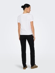 ONLY White Print Love T-Shirt - Image 2 of 5