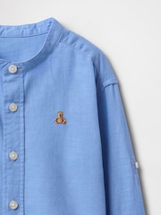 Gap Blue Brannan Bear Linen-Cotton Shirt (6mths-5yrs) - Image 3 of 3