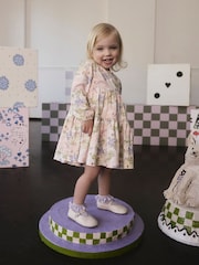 Cath Kidston Pink Unicorn Tiered Dress (3mths-7yrs) - Image 2 of 9