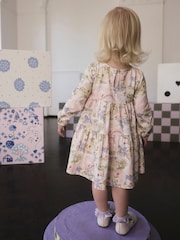 Cath Kidston Pink Unicorn Tiered Dress (3mths-7yrs) - Image 3 of 9