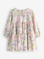 Cath Kidston Pink Unicorn Tiered Dress (3mths-7yrs) - Image 6 of 9