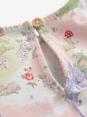 Cath Kidston Pink Unicorn Tiered Dress (3mths-7yrs) - Image 8 of 9