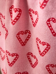Pink Christmas Candy Cane Towel - Image 5 of 5